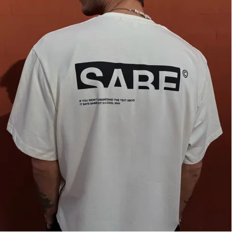 Футболка Sabe Logo T-shirt Milk