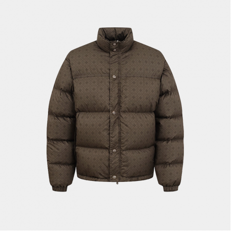 Пуховик Chrome Hearts Monogram Puffer Jacket Olive
