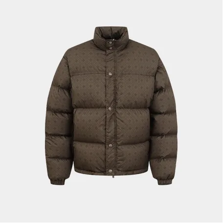 Пуховик Chrome Hearts Monogram Puffer Jacket Olive
