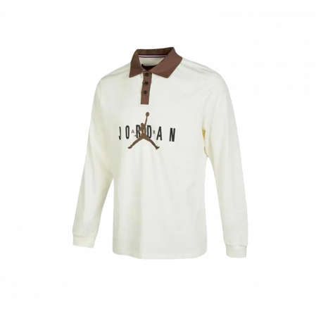 Jordan SS23 Jumpman Logo Polo T-Shirt White
