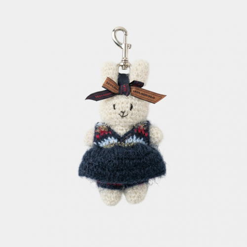 Брелок MoroMoro College Rabbit Keychain Blue