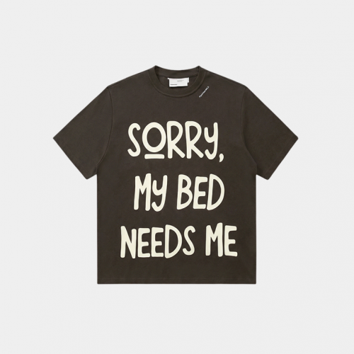 Футболка Roaringwild Arch Sorry My Bed Needs Me Logo Brown