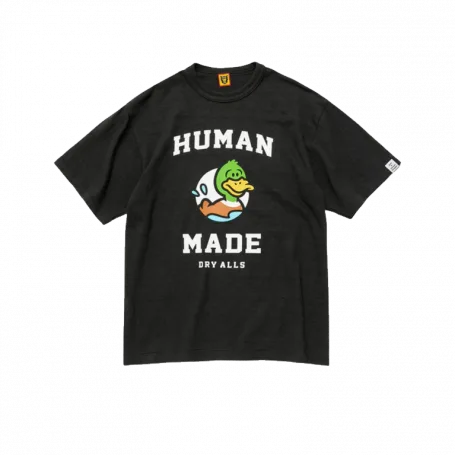 Human Made Duck Cartoon T-Shirt Black