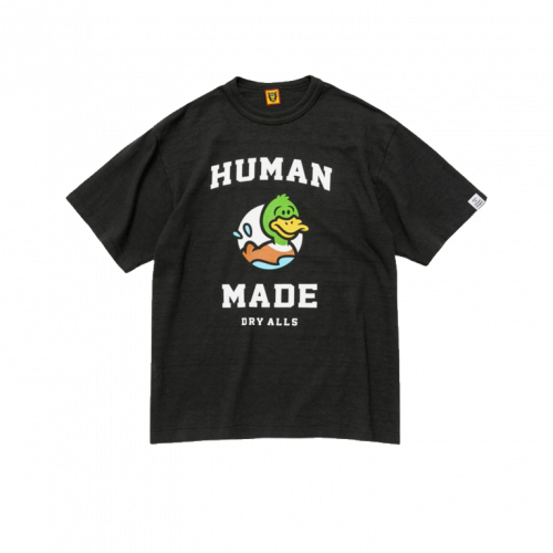 Human Made Duck Cartoon T-Shirt Black