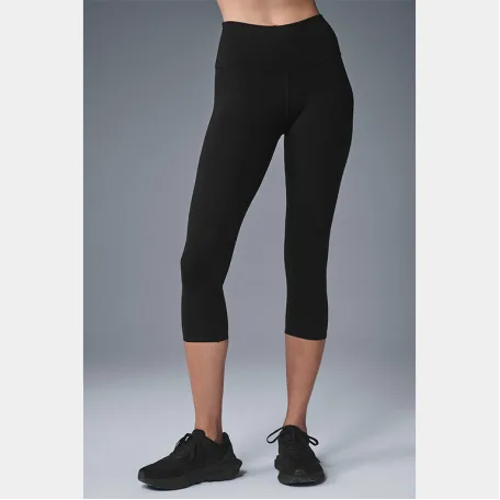 Леггинсы капри Alo Yoga High-Waist Airbrush Capri Black