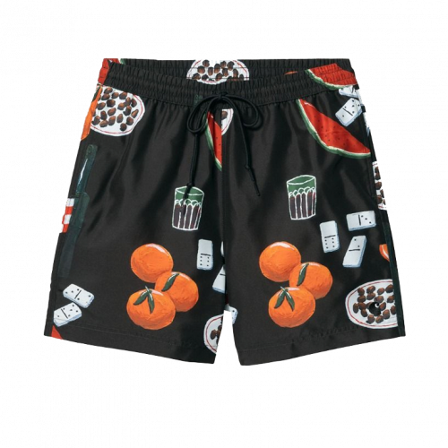 Шорты Carhartt WIP Slater Swim Trunks Isis Maria Dinner Print Black