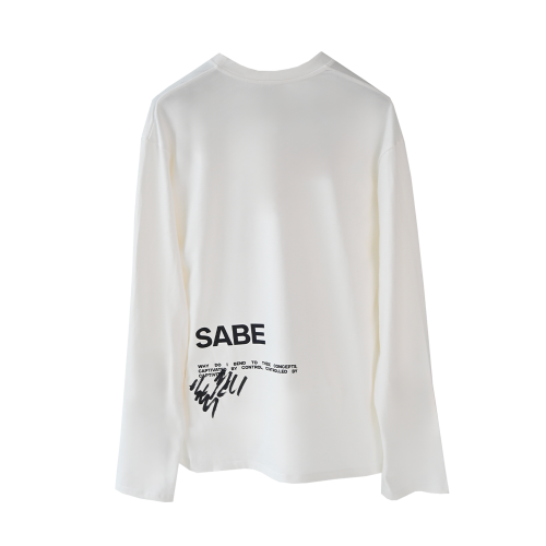 Лонгслив Sabe Sens Le Rythme White Long Sleeve