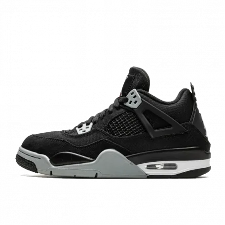 Air Jordan 4 Retro SE Black Canvas (GS)