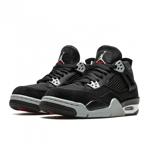 Кроссовки Air Jordan 4 Retro SE Black Canvas (GS)
