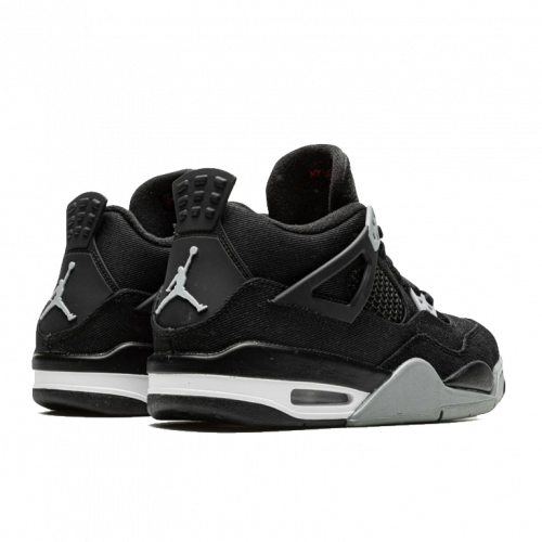 Кроссовки Air Jordan 4 Retro SE Black Canvas (GS)