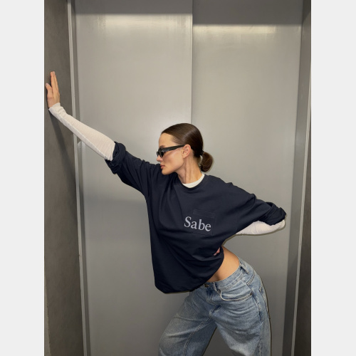 Лонгслив Sabe Longsleeve Pocket Navy