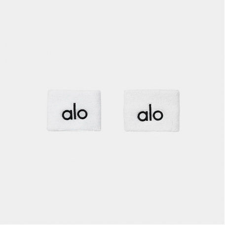 Напульсники Alo Yoga Glow Wristband (2-Pack) White