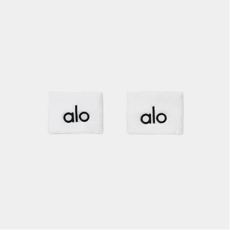 Напульсники Alo Yoga Glow Wristband (2-Pack) White