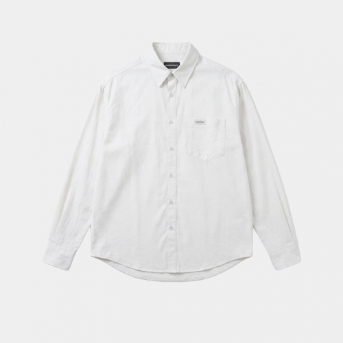 Рубашка MasonPrince Oversized Metal Label Shirt White