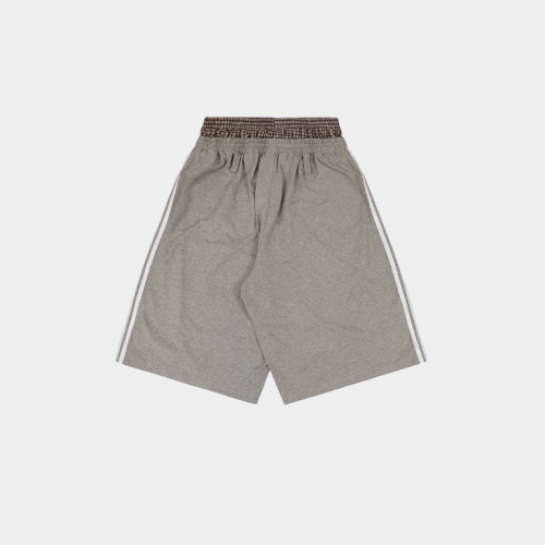 Шорты MasonPrince Layered Plaid Waistband Track Shorts Grey