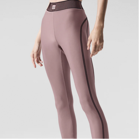 Леггинсы Alo Yoga Airlift High-Waist 7/8 Line Up Legging Smoky Quartz