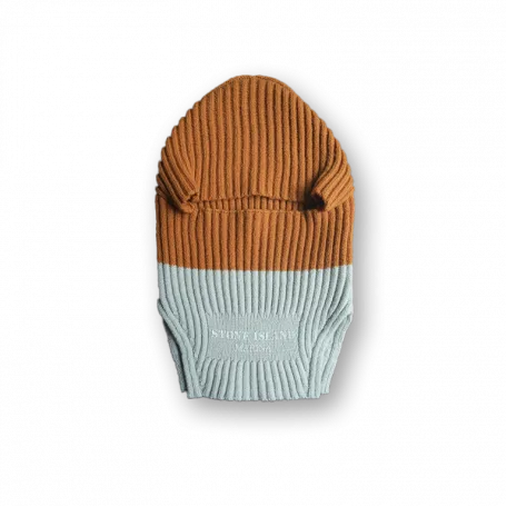 Stone Island Marina Passamontagna Balaclava Orange/Gray