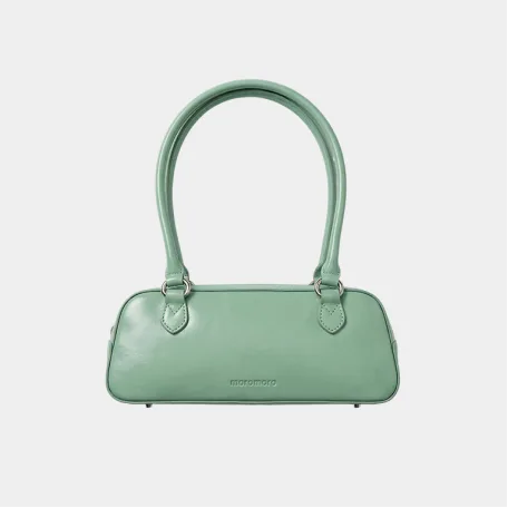 Сумка MoroMoro Embossed Logo Leather Bag Aquamarine