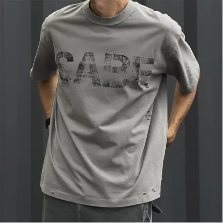 Футболка Sabe T-Shirt Di Mosca Acid Wash Dark Grey