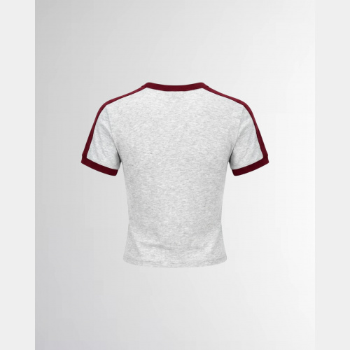 Футболка Sabe Cherry Logo T-Shirt Slim Heather Grey