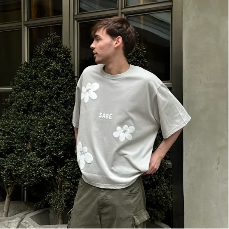 Футболка Sabe Chamomile T-shirt Heather Grey