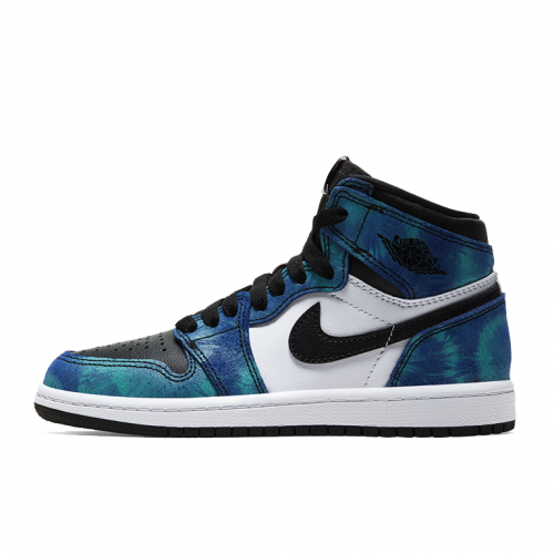 Кроссовки Air Jordan 1 Retro High Tie Dye (PS) (Kids)