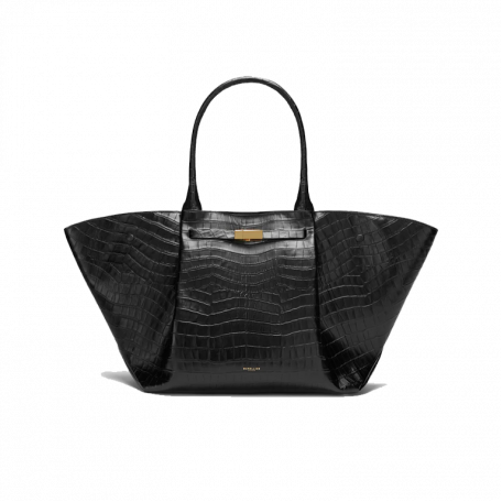 DeMellier The New York Croc-Effect Black