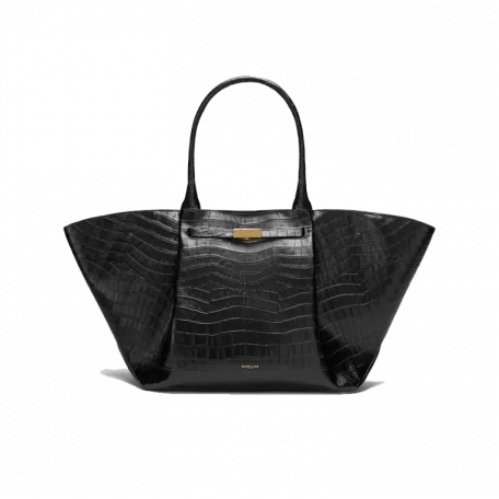 DeMellier The New York Croc-Effect Black