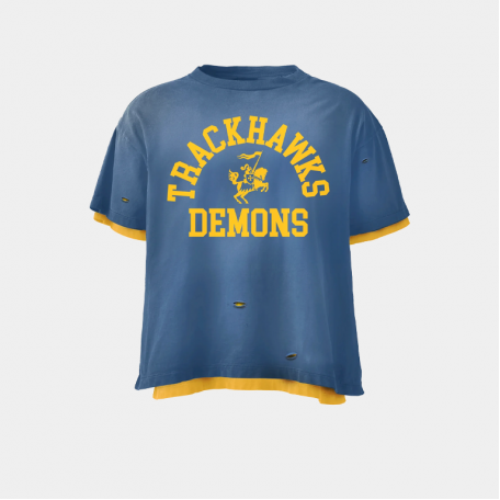Футболка Bravest Studios Trackhawk Double Layer Vintage Tee Blue
