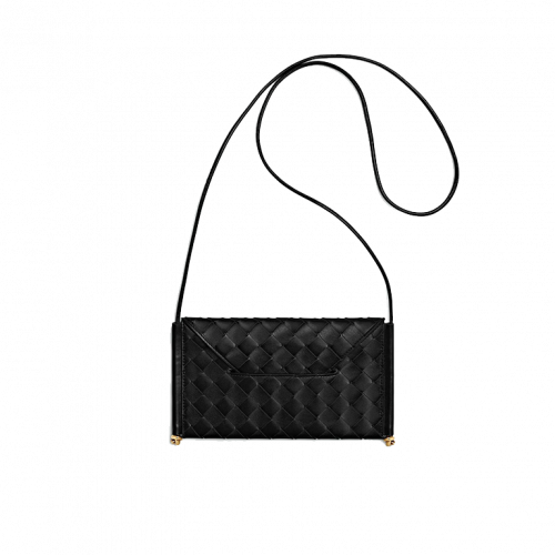 Bottega Veneta Solstice Phone Pouch Black
