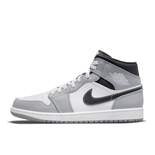 Кроссовки Air Jordan 1 Mid Light Smoke Grey Anthracite