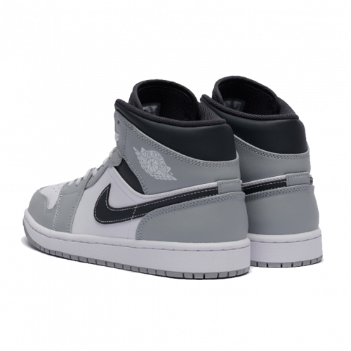 Кроссовки Air Jordan 1 Mid Light Smoke Grey Anthracite