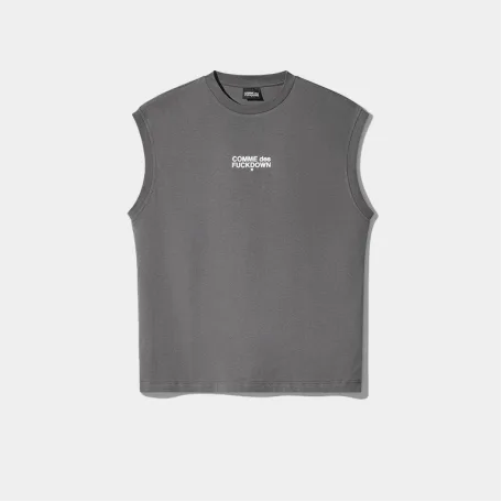 Футболка без рукавов Comme des Fuckdown Sleeveless T-Shirt Grey Iron