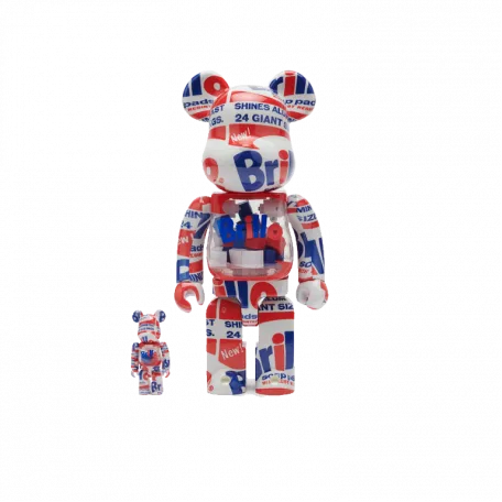 Bearbrick x Andy Warhol Brillo (2022) 100% & 400% Set