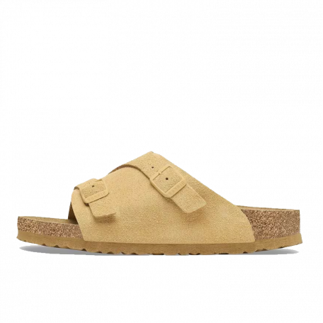 Birkenstock Zurich Suede Leather Regular Latte Cream