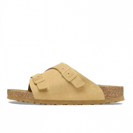 Birkenstock Zurich Suede Leather Regular Latte Cream