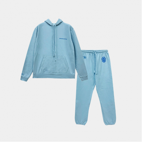 Костюм Chrome Hearts Miami Art Basel Dagger Baby Blue Sweatsuit
