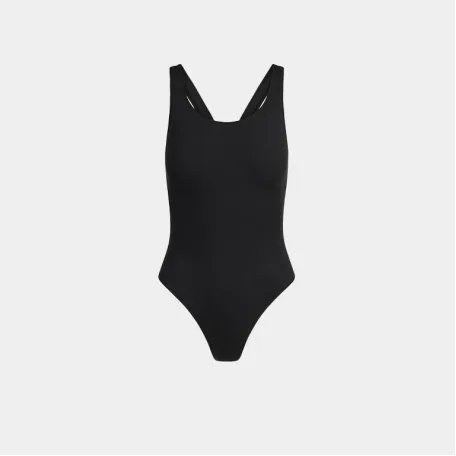 Боди SKIMS Cotton Jersey Muscle Bodysuit Soot