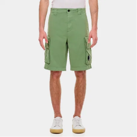 Шорты C.P.Company Twill Stretch Cargo Shorts Light Green