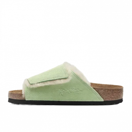 Сандали Birkenstock x Stussy Solana Shearling Slide Washed Green