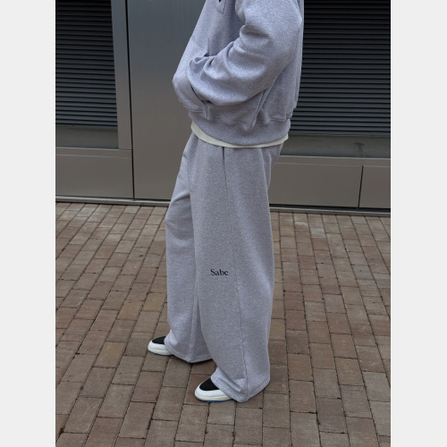 Брюки Sabe Logo Knee Sweatpants Melange