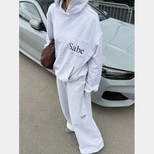 Брюки Sabe Logo Knee Sweatpants Melange