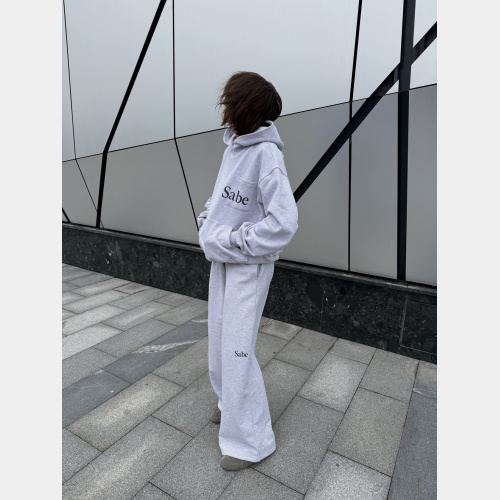 Брюки Sabe Logo Knee Sweatpants Melange