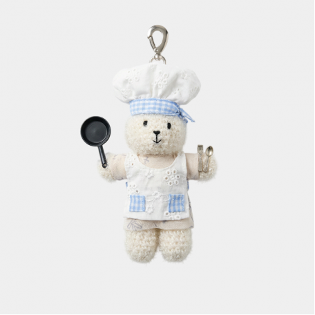 Брелок MoroMoro Chef Rabbit Keychain White