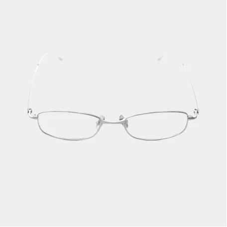 Очки MasonPrince Slim Rectangle Glasses Silver