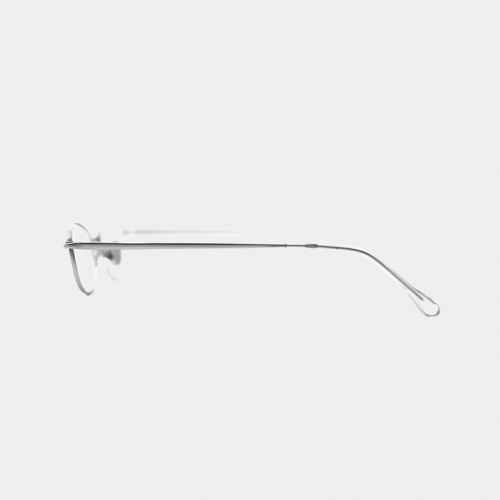 Очки MasonPrince Slim Rectangle Glasses Silver