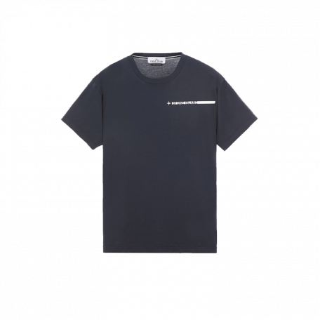 Футболка Stone Island Micro Graphics Three Print Tee Navy