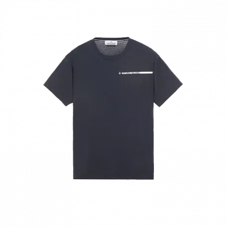 Футболка Stone Island Micro Graphics Three Print Tee Navy