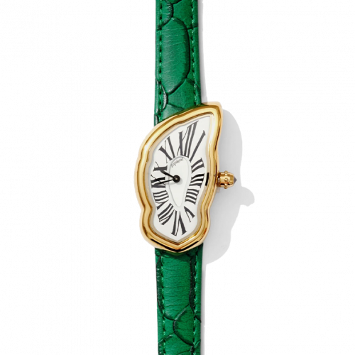 Часы Laphont Melting Watch Gold Green