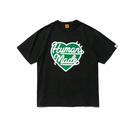 Human Made Heart Logo T-Shirt Black